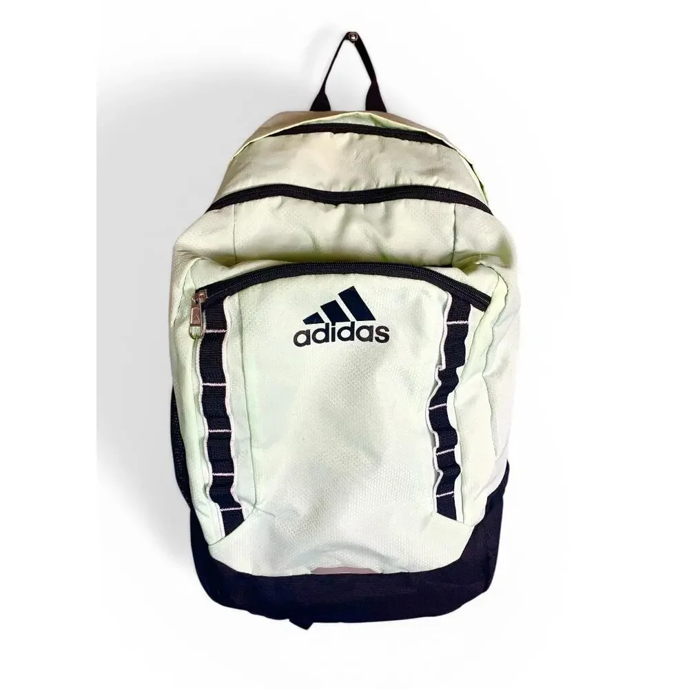 Adidas Excel V Backpack, Pale Green w Black, Book Bag, Padded Laptop Carrier - Picture 1 of 10